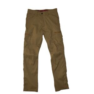 Wrangler All Terrain Cargo Pant Men's 29/30 Khaki Stretch